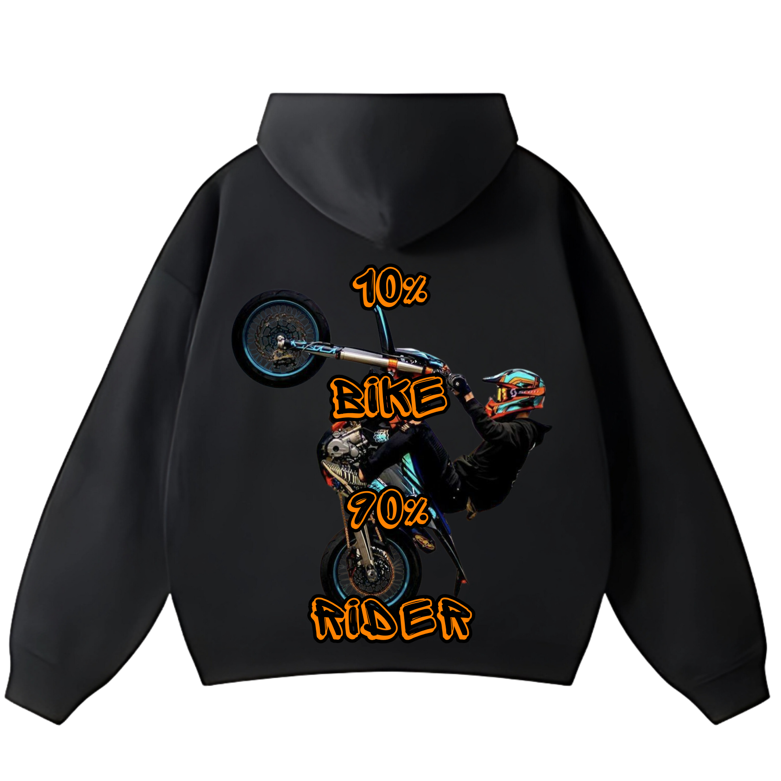 10% Bike 90% Rider Унисекс Худи