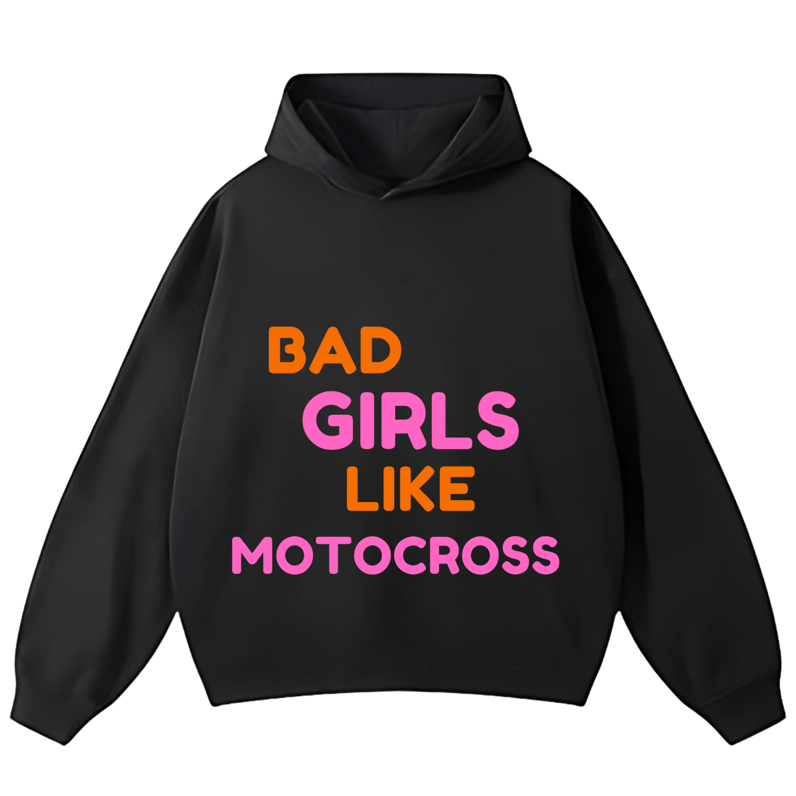 Bad Girls Like Motocross Унисекс Худи