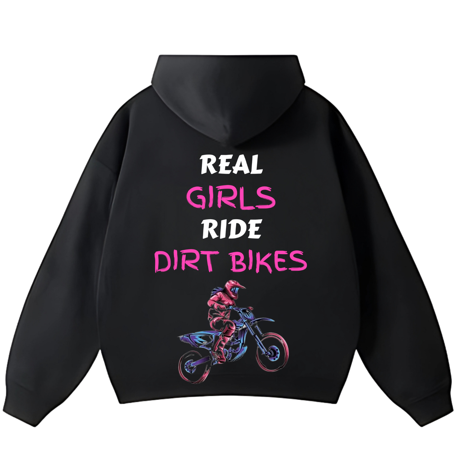 Real Girls Ride Dirt Bikes Унисекс Худи